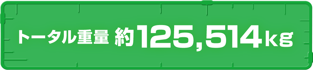 トータル重量　約121,488kg