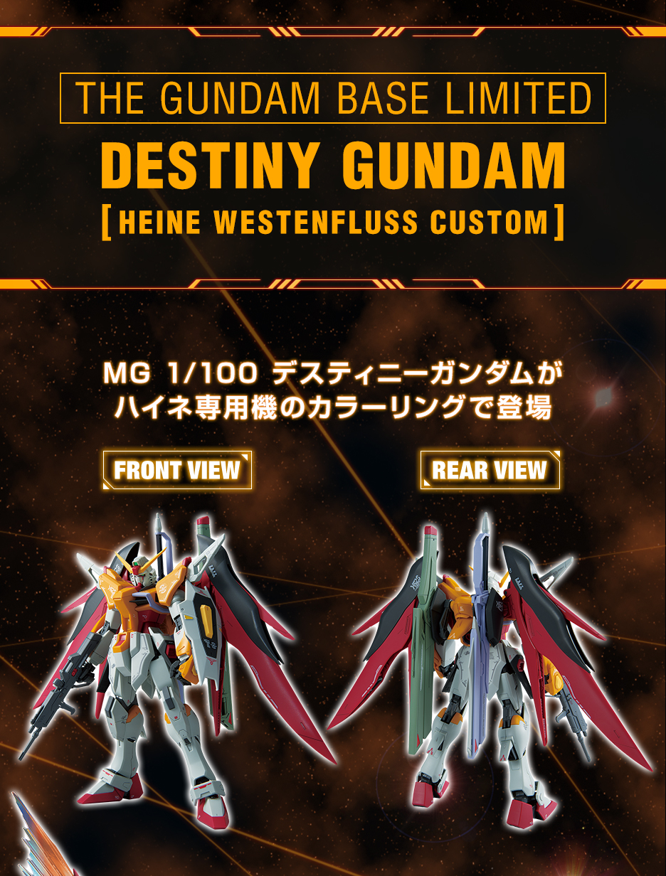 MG 1/100 ガンダムベース限定 デスティニーガンダム (ハイネ専用機)