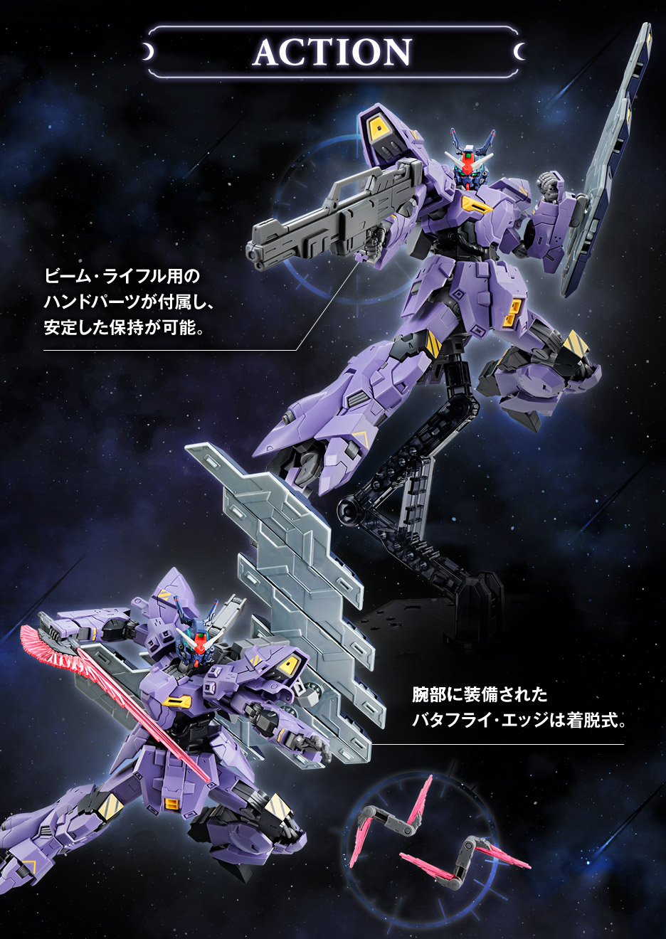HG 1/144 ガンダムベース限定 バルギル(ガンダムヘッド&サイコプレート搭載型)