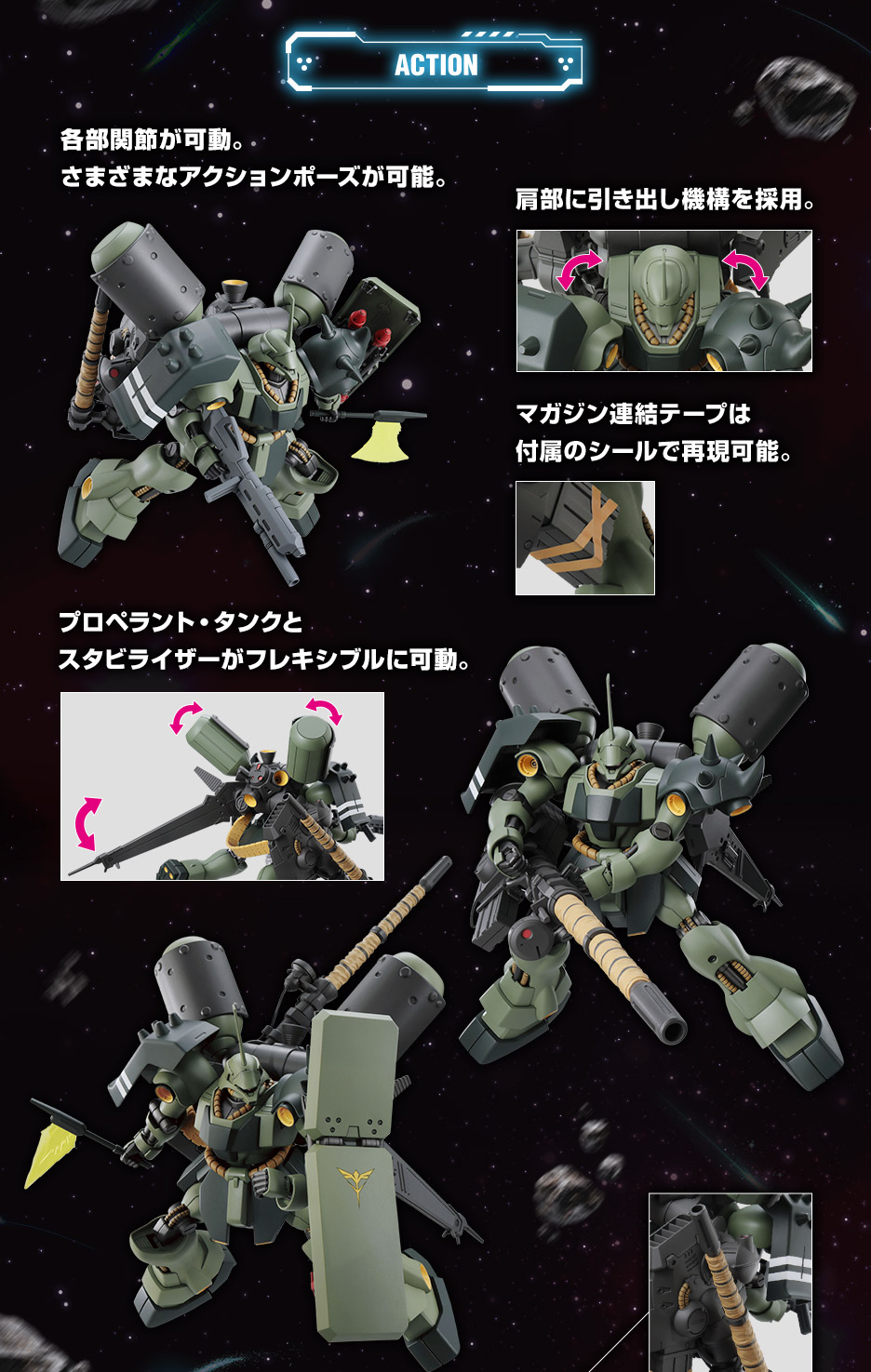 HG 1/144 ギラ･ドーガ(重武装仕様)